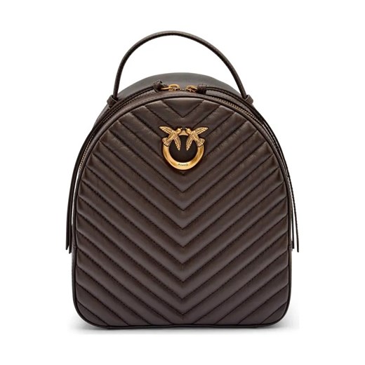 Pinko Skórzany plecak LOVE CLICK CLASSIC ze sklepu Gomez Fashion Store w kategorii Plecaki - zdjęcie 184304370