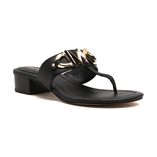 Michael Kors Skórzane klapki IZZY ze sklepu Gomez Fashion Store w kategorii Klapki damskie - zdjęcie 184304393