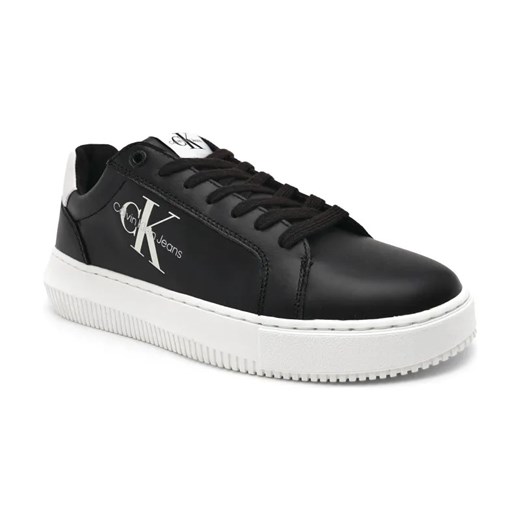 Calvin Klein Jeans Skórzane trampki CHUNKY CUPSOLE MONOLOGO ze sklepu Gomez Fashion Store w kategorii Trampki męskie - zdjęcie 184304394