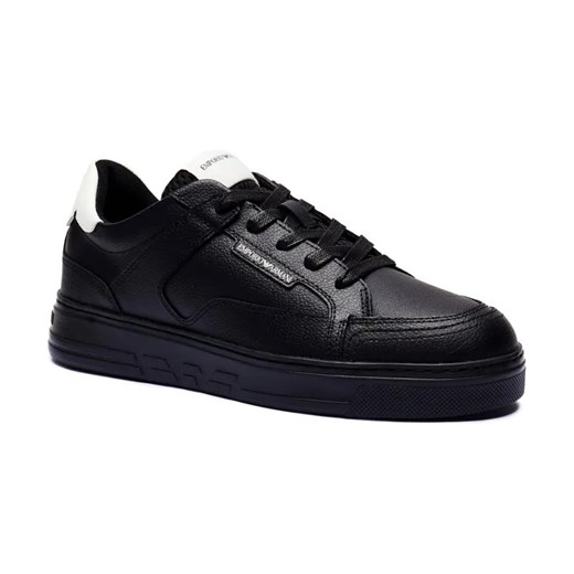 Emporio Armani Skórzane sneakersy ze sklepu Gomez Fashion Store w kategorii Buty sportowe męskie - zdjęcie 184304410