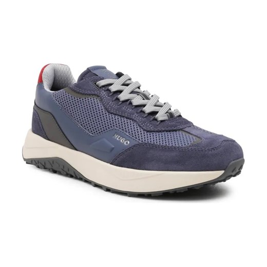 HUGO Sneakersy Kane | z dodatkiem skóry ze sklepu Gomez Fashion Store w kategorii Buty sportowe męskie - zdjęcie 184304434