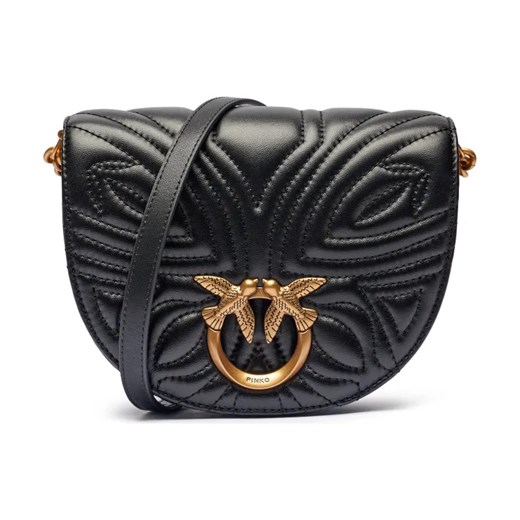 Pinko Skórzana torebka na ramię LOVE ROUND CLICK ze sklepu Gomez Fashion Store w kategorii Listonoszki - zdjęcie 184304450