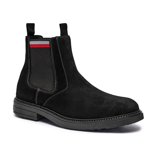 Tommy Hilfiger Skórzane sztyblety CHELSEA ze sklepu Gomez Fashion Store w kategorii Buty zimowe męskie - zdjęcie 184304453