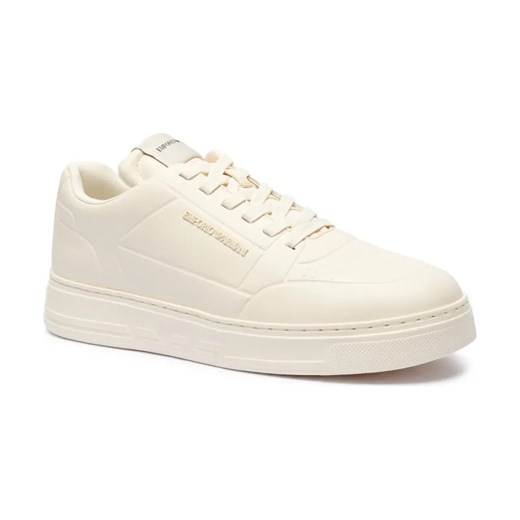 Emporio Armani Skórzane sneakersy ze sklepu Gomez Fashion Store w kategorii Buty sportowe męskie - zdjęcie 184304464