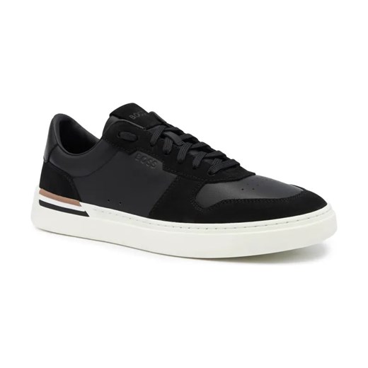 BOSS BLACK Skórzane sneakersy Clint_Tenn_nult ze sklepu Gomez Fashion Store w kategorii Buty sportowe męskie - zdjęcie 184304510