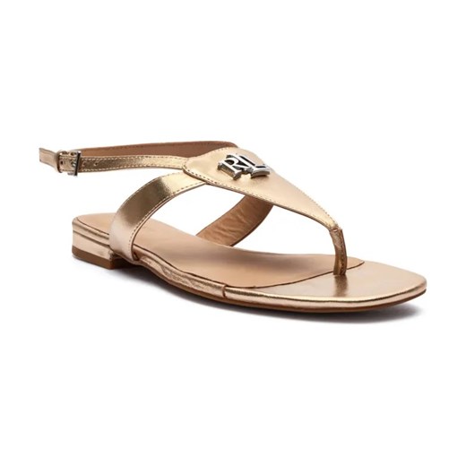 LAUREN RALPH LAUREN Skórzane sandały EVERLEY ze sklepu Gomez Fashion Store w kategorii Sandały damskie - zdjęcie 184304512