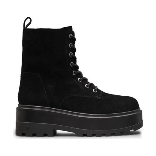Calvin Klein Jeans Skórzane botki ze sklepu Gomez Fashion Store w kategorii Workery damskie - zdjęcie 184304610