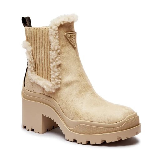 Guess Sztyblety na słupku YVETTE shearling ze sklepu Gomez Fashion Store w kategorii Botki - zdjęcie 184304622