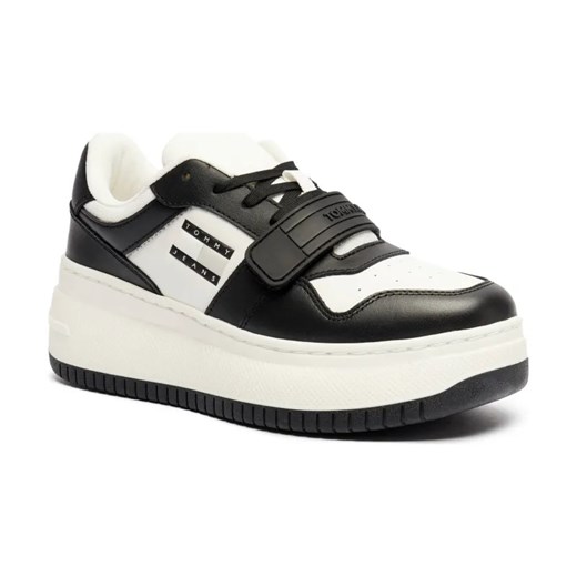 Tommy Jeans Skórzane sneakersy RETRO BASKET ze sklepu Gomez Fashion Store w kategorii Buty sportowe damskie - zdjęcie 184304721