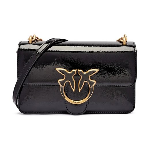 Pinko Skórzana torebka na ramię LOVE ONE MINI LIGHT ze sklepu Gomez Fashion Store w kategorii Listonoszki - zdjęcie 184304774