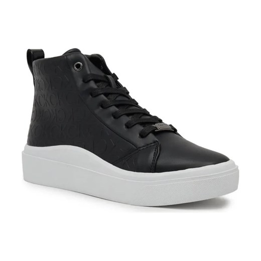 Calvin Klein Skórzane trampki CUPSOLE WAVE HIGH TOP ze sklepu Gomez Fashion Store w kategorii Trampki damskie - zdjęcie 184304834