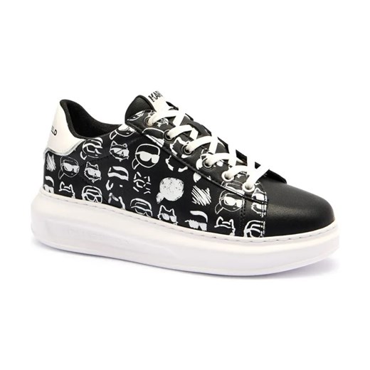 Karl Lagerfeld Skórzane sneakersy KAPRI Twin NFT Graffiti ze sklepu Gomez Fashion Store w kategorii Buty sportowe damskie - zdjęcie 184304850