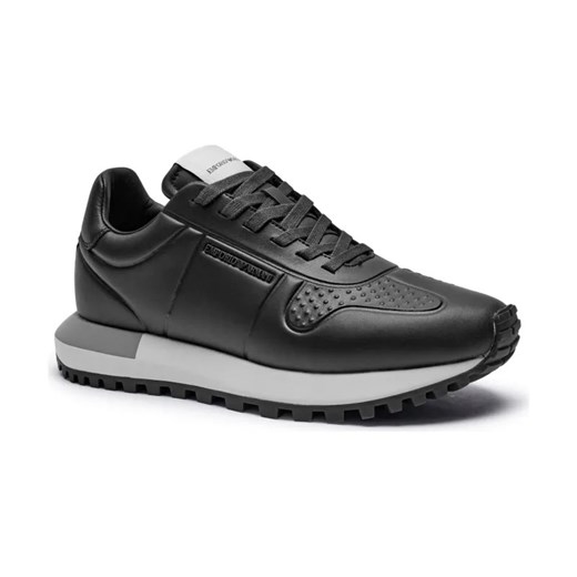 Emporio Armani Skórzane sneakersy ze sklepu Gomez Fashion Store w kategorii Buty sportowe męskie - zdjęcie 184304870