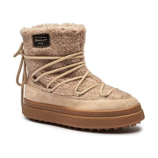 Gant Ocieplane śniegowce Snowhill | z dodatkiem skóry ze sklepu Gomez Fashion Store w kategorii Śniegowce damskie - zdjęcie 184304903