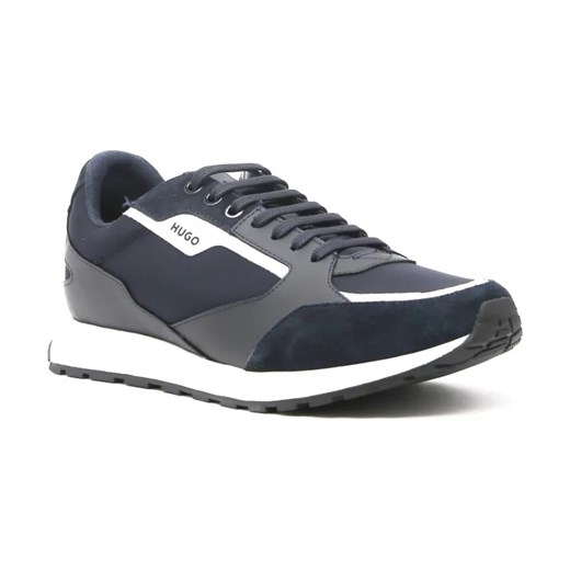 HUGO Sneakersy Icelin_Runn_nypu | z dodatkiem skóry ze sklepu Gomez Fashion Store w kategorii Buty sportowe męskie - zdjęcie 184304913