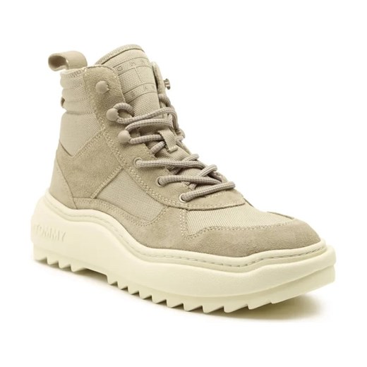 Tommy Jeans Skórzane trapery TJM MIX MATERIAL ze sklepu Gomez Fashion Store w kategorii Buty zimowe męskie - zdjęcie 184304944