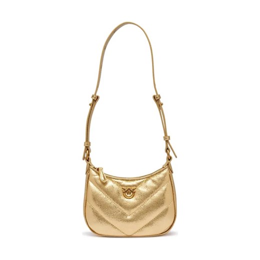 Pinko Skórzana torebka na ramię HALF MOON BABY ze sklepu Gomez Fashion Store w kategorii Listonoszki - zdjęcie 184304953