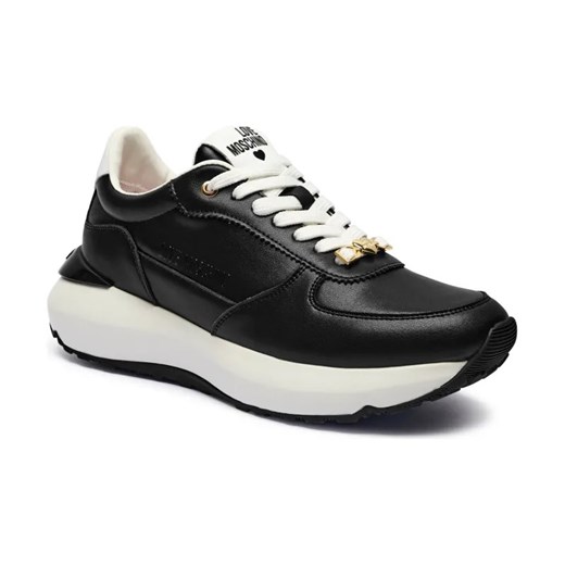 Love Moschino Skórzane sneakersy ze sklepu Gomez Fashion Store w kategorii Buty sportowe damskie - zdjęcie 184305043