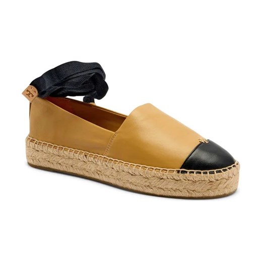 TORY BURCH Skórzane espadryle CAP-TOE ze sklepu Gomez Fashion Store w kategorii Espadryle damskie - zdjęcie 184305081