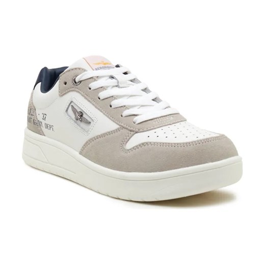 Aeronautica Militare Skórzane sneakersy ze sklepu Gomez Fashion Store w kategorii Buty sportowe męskie - zdjęcie 184305100