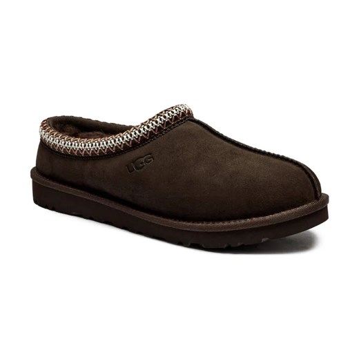 UGG Skórzane mule M TASMAN | z dodatkiem wełny ze sklepu Gomez Fashion Store w kategorii Klapki męskie - zdjęcie 184305290