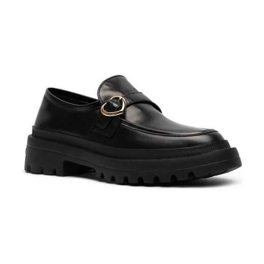 Love Moschino Skórzane loafersy ze sklepu Gomez Fashion Store w kategorii Półbuty damskie - zdjęcie 184305424