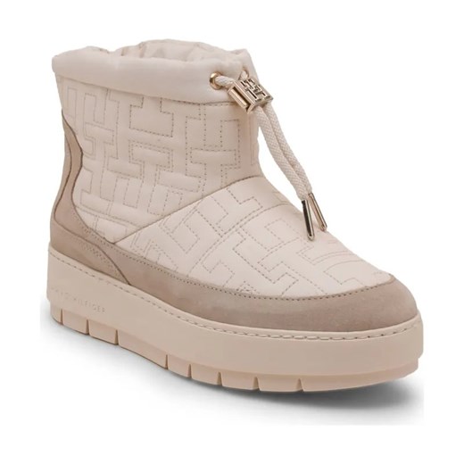 Tommy Hilfiger Ocieplane śniegowce | z dodatkiem skóry ze sklepu Gomez Fashion Store w kategorii Śniegowce damskie - zdjęcie 184305430