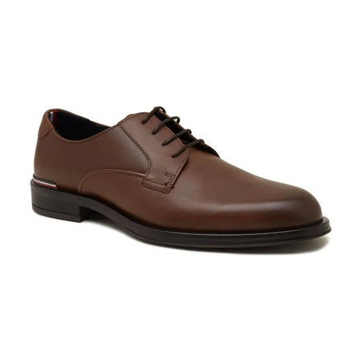 Tommy Hilfiger Skórzane półbuty CORE RWB HILFIGER LTH ze sklepu Gomez Fashion Store w kategorii Buty eleganckie męskie - zdjęcie 184305491