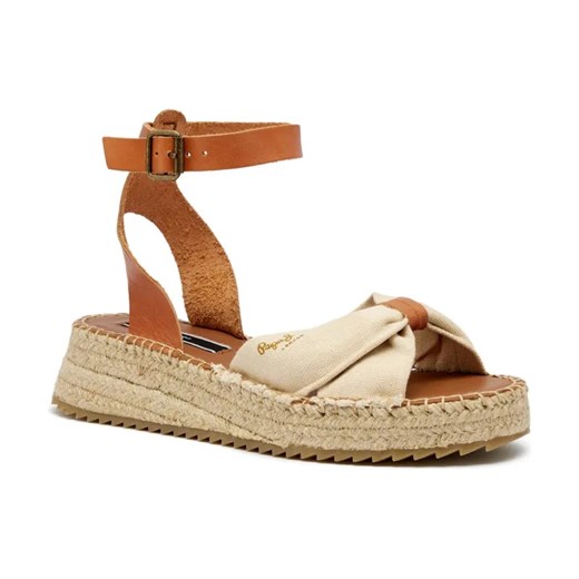 Pepe Jeans London Sandały KATE ONE | z dodatkiem skóry ze sklepu Gomez Fashion Store w kategorii Sandały damskie - zdjęcie 184305530