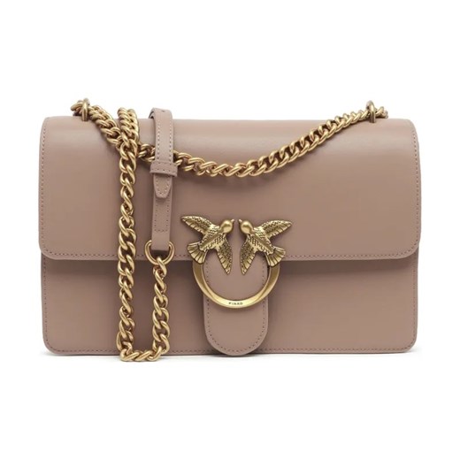 Pinko Skórzana torebka na ramię LOVE ONE CLASSIC ze sklepu Gomez Fashion Store w kategorii Listonoszki - zdjęcie 184305574