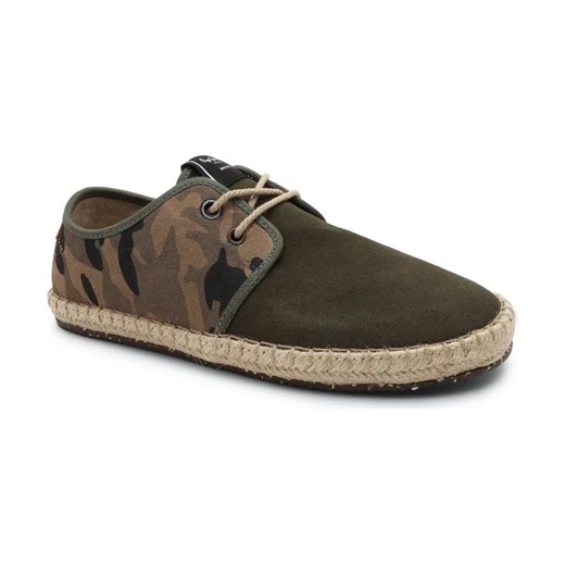 Pepe Jeans London Tenisówki TOURIST CLAIC CAMO | z dodatkiem skóry ze sklepu Gomez Fashion Store w kategorii Trampki męskie - zdjęcie 184305670