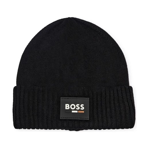 BOSS Kidswear Czapka | z dodatkiem wełny ze sklepu Gomez Fashion Store w kategorii Czapki dziecięce - zdjęcie 184305702
