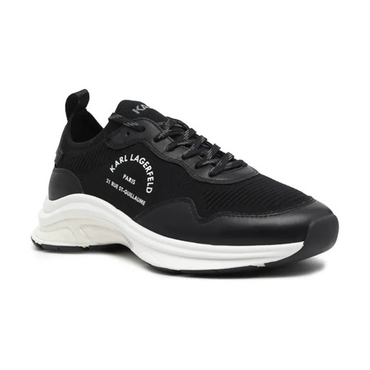 Karl Lagerfeld Sneakersy LUX FINESSE Maison Karl Sock | z dodatkiem skóry ze sklepu Gomez Fashion Store w kategorii Buty sportowe męskie - zdjęcie 184305711
