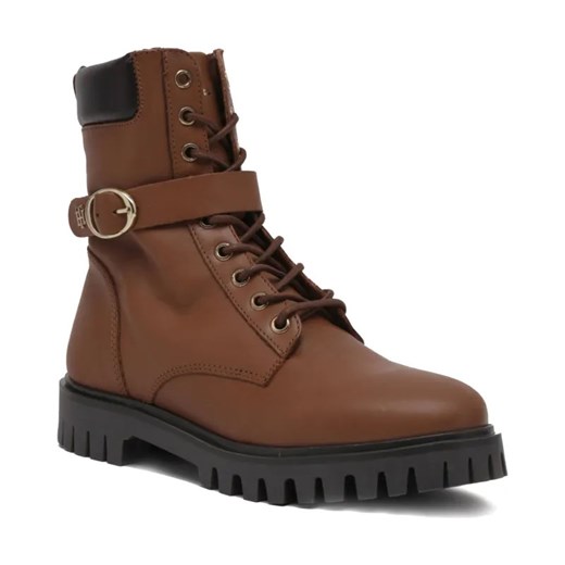 Tommy Hilfiger Skórzane botki ze sklepu Gomez Fashion Store w kategorii Workery damskie - zdjęcie 184305733