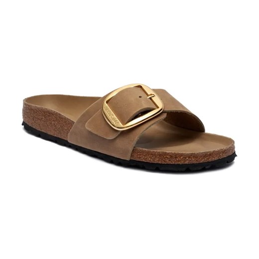 Birkenstock Skórzane klapki Madrid Big Buckle ze sklepu Gomez Fashion Store w kategorii Klapki damskie - zdjęcie 184305740