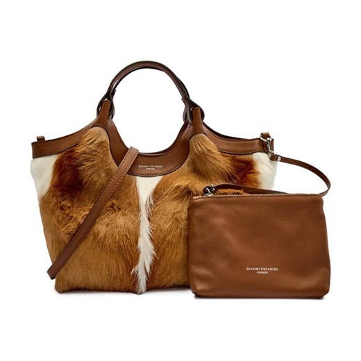GIANNI CHIARINI Skórzana torebka na ramię + saszetka DUA ze sklepu Gomez Fashion Store w kategorii Listonoszki - zdjęcie 184305870