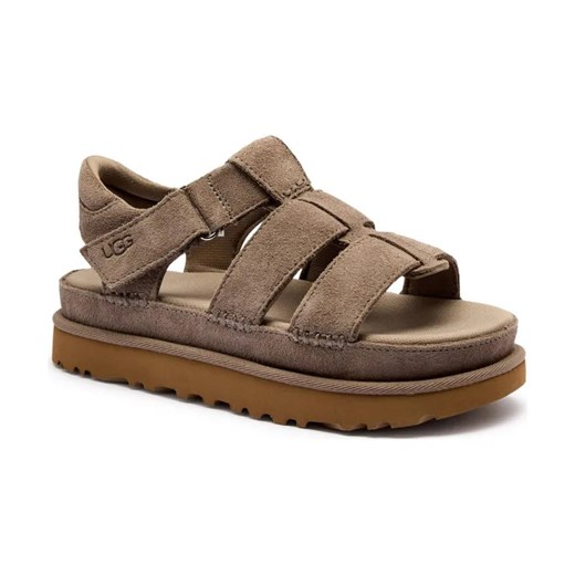 UGG Skórzane sandały W GOLDENSTAR STRAP ze sklepu Gomez Fashion Store w kategorii Sandały damskie - zdjęcie 184305893