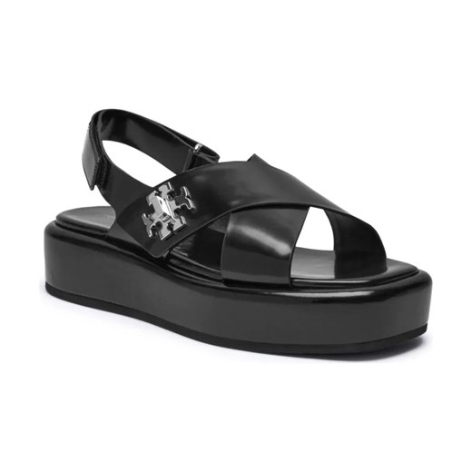 TORY BURCH Skórzane sandały T LOCK Tory Burch 37 Gomez Fashion Store promocja