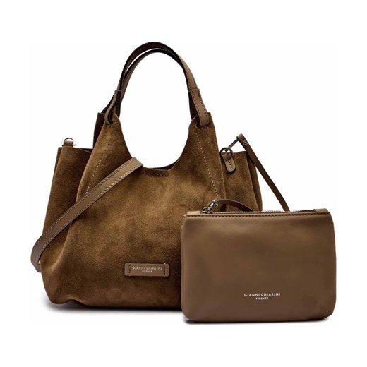 GIANNI CHIARINI Skórzana torebka na ramię + saszetka DUA ze sklepu Gomez Fashion Store w kategorii Listonoszki - zdjęcie 184306054