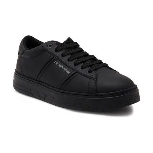 Emporio Armani Skórzane sneakersy ze sklepu Gomez Fashion Store w kategorii Buty sportowe męskie - zdjęcie 184306072