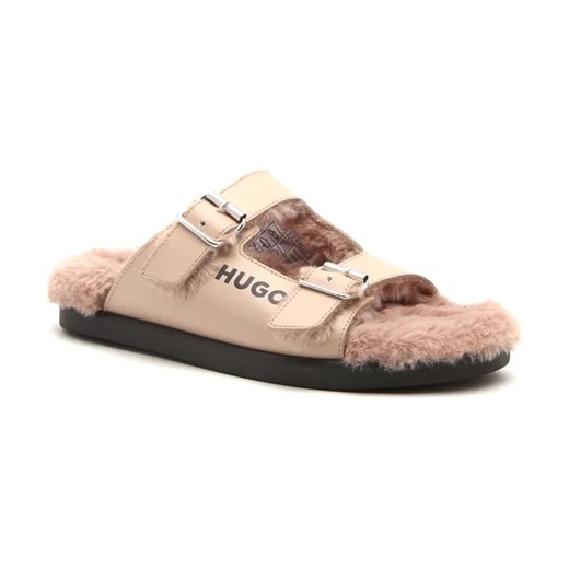 HUGO Ocieplane obuwie domowe Jumble Buckle ze sklepu Gomez Fashion Store w kategorii Kapcie damskie - zdjęcie 184306120