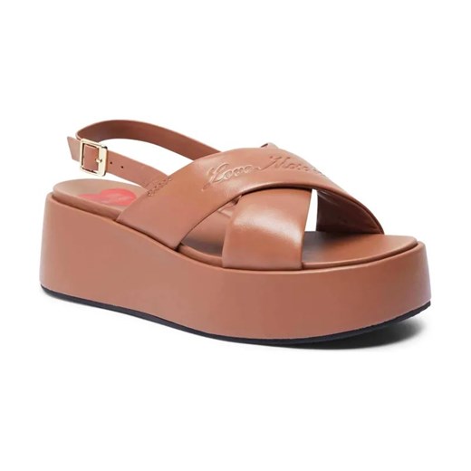 Love Moschino Skórzane sandały ze sklepu Gomez Fashion Store w kategorii Sandały damskie - zdjęcie 184306210