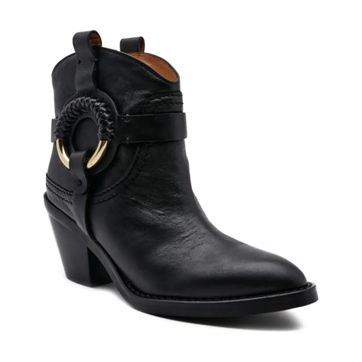 See By Chloé Skórzane botki ze sklepu Gomez Fashion Store w kategorii Botki - zdjęcie 184306224