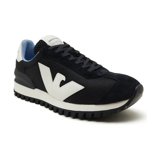 Emporio Armani Sneakersy | z dodatkiem skóry ze sklepu Gomez Fashion Store w kategorii Buty sportowe męskie - zdjęcie 184306240