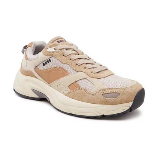 BOSS BLACK Sneakersy Levitt_Runn_hsdny | z dodatkiem skóry ze sklepu Gomez Fashion Store w kategorii Buty sportowe męskie - zdjęcie 184306292