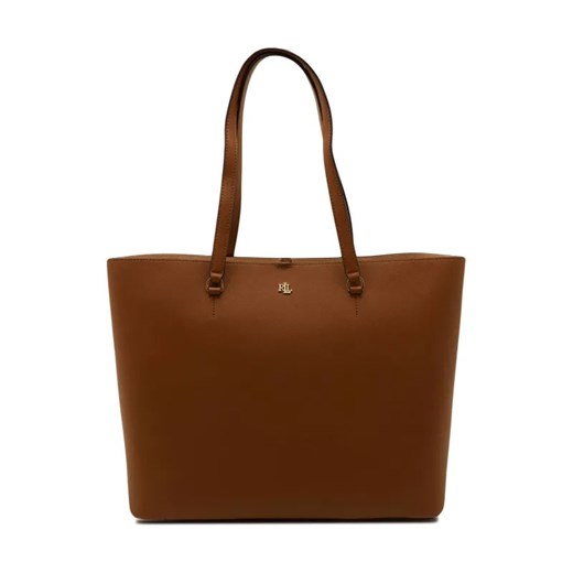 LAUREN RALPH LAUREN Skórzana shopperka KARLY ze sklepu Gomez Fashion Store w kategorii Torby Shopper bag - zdjęcie 184306324