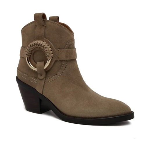 See By Chloé Skórzane kowbojki ze sklepu Gomez Fashion Store w kategorii Botki - zdjęcie 184306333