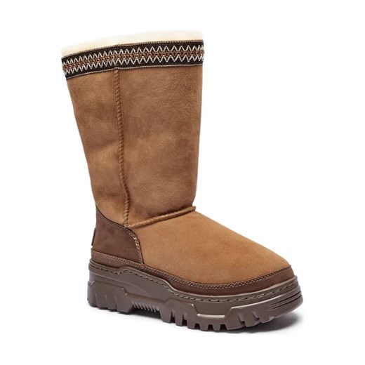 UGG Skórzane śniegowce TRAILGAZER | z dodatkiem wełny ze sklepu Gomez Fashion Store w kategorii Śniegowce damskie - zdjęcie 184306361