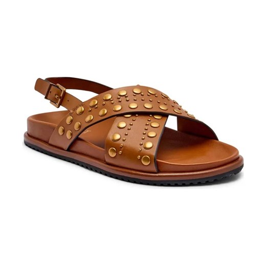 TWINSET Skórzane sandały ze sklepu Gomez Fashion Store w kategorii Sandały damskie - zdjęcie 184306371