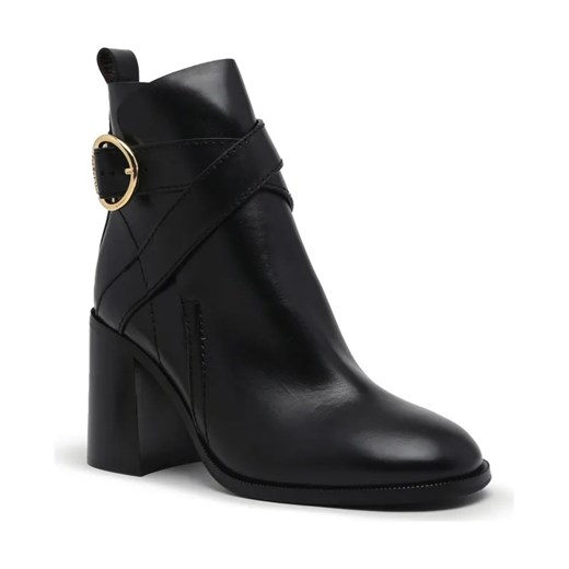 See By Chloé Skórzane botki LYNA ze sklepu Gomez Fashion Store w kategorii Botki - zdjęcie 184306384